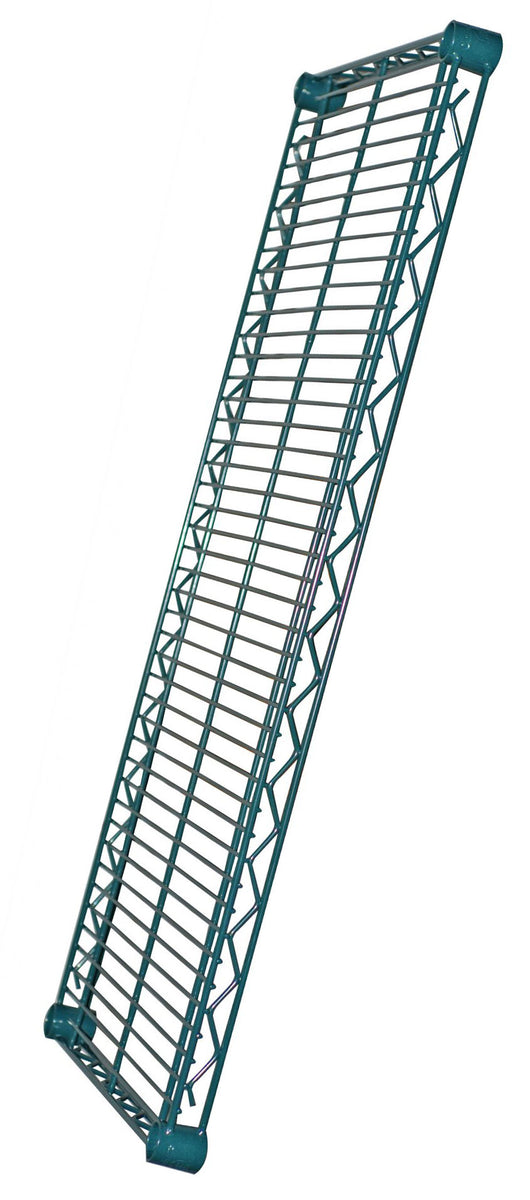 Torngat Commercial Wire Shelf – 24” X 60” Green Epoxy Coated, Heavy Duty, Includes 1 Shelf & 1 Pack Of Shelf Clips, Compatible With Most Posts
