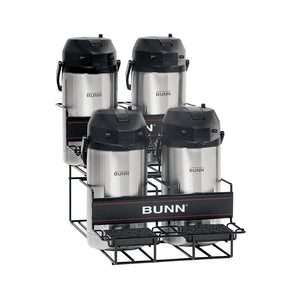 Bunn UNIV-4 APR Two Tier Four Pot Universal Airpot Rack- 35728.0003