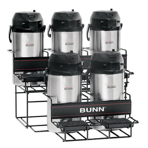 Bunn UNIV-5 APR Two Tier Five Pot Universal Airpot Rack- 35728.0004