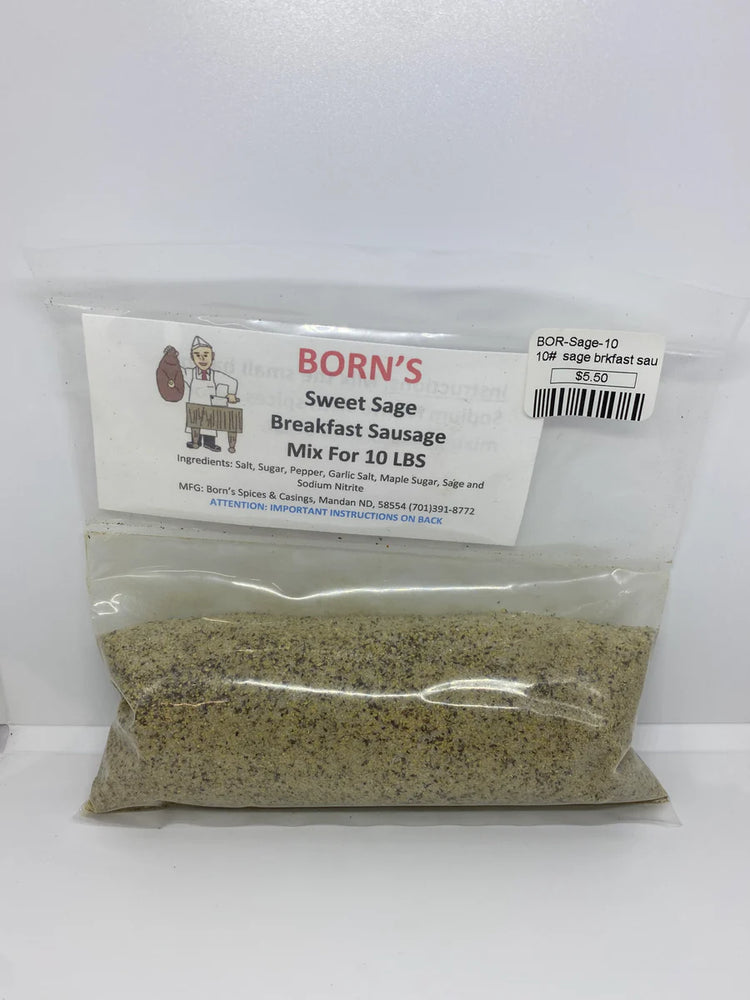 Born's Sweet Sage Breakfast Sausage Seasoning Mix, 10 lbs.