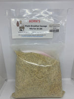 Born's Maple Breakfast Sausage Seasoning Mix, 25 lbs.