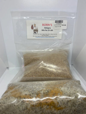 Born's Bologna Seasoning Mix, 25 lbs.