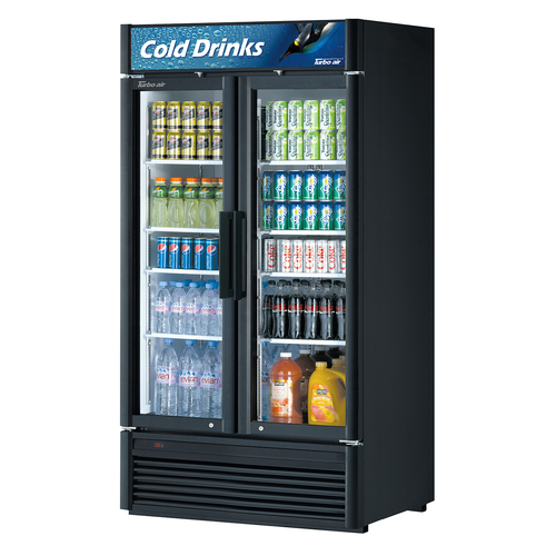Turbo Air- TGM-35SD-N Super Deluxe Glass Merchandiser Refrigerator