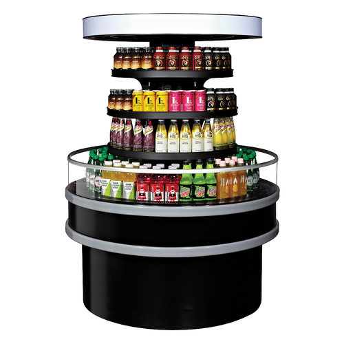 Turbo Air- TIOM-48RRB-N Island Display Self-Serve Refrigerated Merchandiser