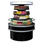 Turbo Air- TIOM-48RRB-N Island Display Self-Serve Refrigerated Merchandiser