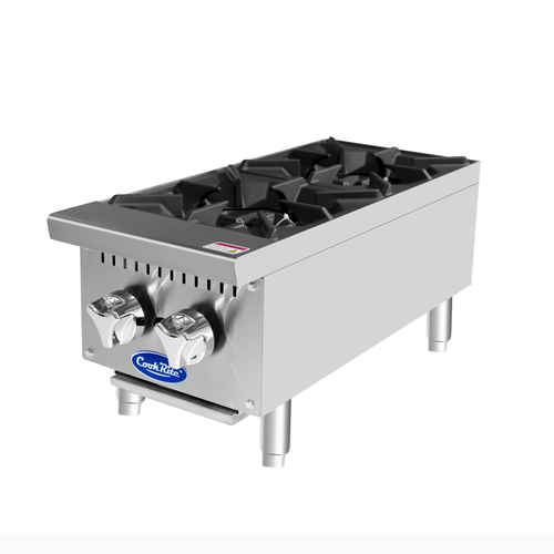 Atosa 12" Two Burner Hot Plate- ACHP-2