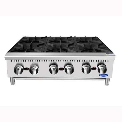 Atosa 36" Six Burner Hot Plate- ACHP-6