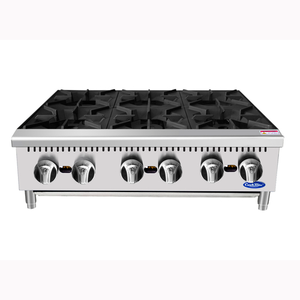 Atosa 36" Six Burner Hot Plate- ACHP-6