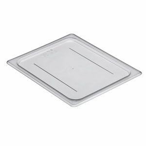 half size lid, flat, clear
