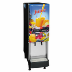 Bunn JDF-2S 2 Flavor Cold Beverage Juice Dispenser with Lit Door- 37900.0008