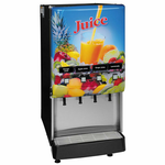 Bunn JDF-4S LD 4 Flavor Cold Beverage Juice Dispenser with Lit Door- 37300.0004