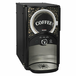 Bunn LCA-1 LP Low Profile Ambient Single Product Liquid Coffee Dispenser with Scholle 1910LX Connector, 120V- 44100.0000