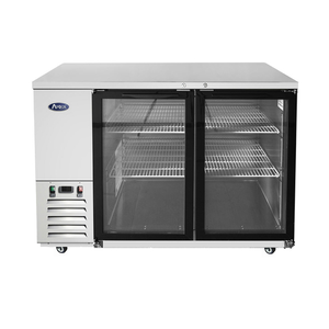 Atosa 59" Back Bar Cooler with Glass Doors- MBB59GGR