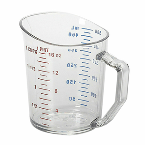 Cambro Camwear 1-Pint Polycarbonate Mearsuring Cup, Clear- 50MCCW135