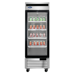 Atosa One Glass Door Merchandiser Freezer- MCF8701GR