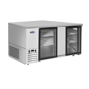 Atosa 69" Back Bar Cooler with Glass Doors- MBB69GGR