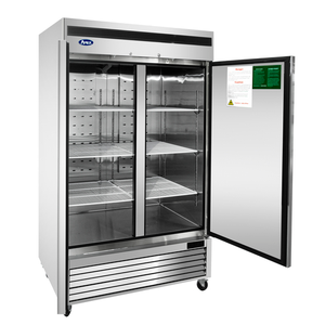 Atosa Bottom Mount Two Door Reach-in Refrigerator- MBF8507GR