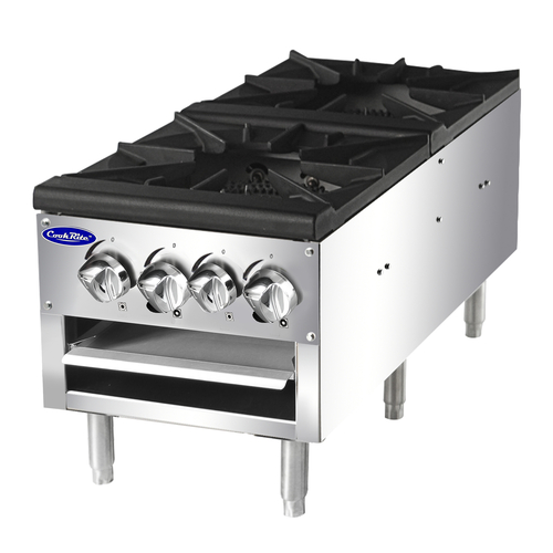 Atosa Double Stock Pot Stove, Low Height- ATSP-18-2L