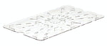 drain shelf, half size, clear