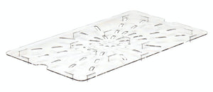 drain shelf, 1/3 size, clear