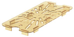 drain shelf, 1/4 size H-pan