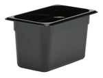 Cambro Camwear Food Pan, 1/3 Size by 6-Inch Deep, Black- 36CW110