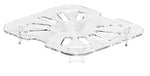 Cambro Camwear 1/6 Size Clear Polycarbonate Drain Tray- 60CWD135