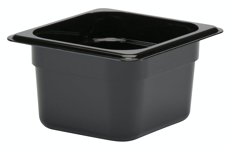 Black, 1/6 Pan 4" Deep