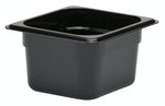 Black, 1/6 Pan 4" Deep