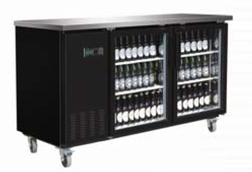 BB3-24G-HC Back Bar Bottle Cooler with Glass | 13.5 cu. ft.