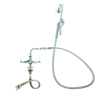 Vulcan DOUBLE Pantry Deck-Mount Faucet with backflow preventer - DBLPTS POTFIL