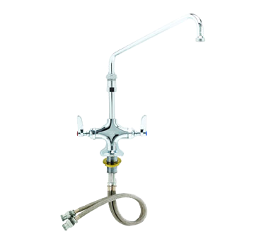 Vulcan DOUBLE Pantry Deck-Mount Faucet 12" swivel spout - DBLTS 12NZL