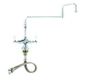Vulcan DOUBLE Pantry Deck-Mount Faucet 18" double jointed swivel spout - DBLTS 18NZLJ