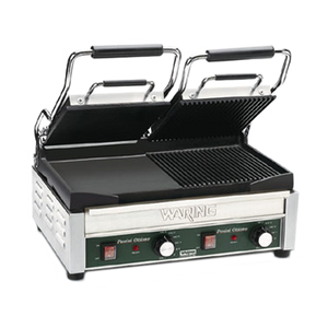 Waring Dual Surface Panini Grill 17" x 9-1/4" cooking surface - WDG300