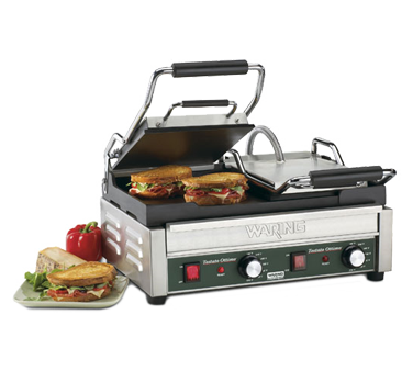 Waring Tostato Ottimo Dual Toasting Grill 17" x 9-1/4" cooking surface - WFG300
