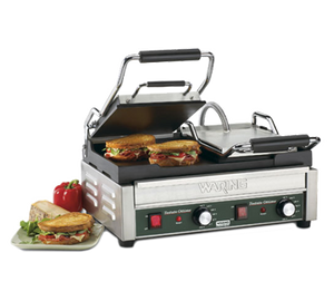 Waring Tostato Ottimo Dual Toasting Grill 17" x 9-1/4" cooking surface - WFG300