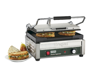 Waring Panini Supremo Large Panini Grill 14-1/2" x 11" cooking surface - WPG250