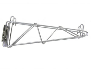 SLDWMB18-CWP  Double Silver Epoxy Wall Bracket | 18"