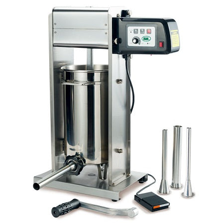 Meat Stuffer Big Bite 20lb w/Motor & 4 Stainless Steel Tubes |LEM| 1219